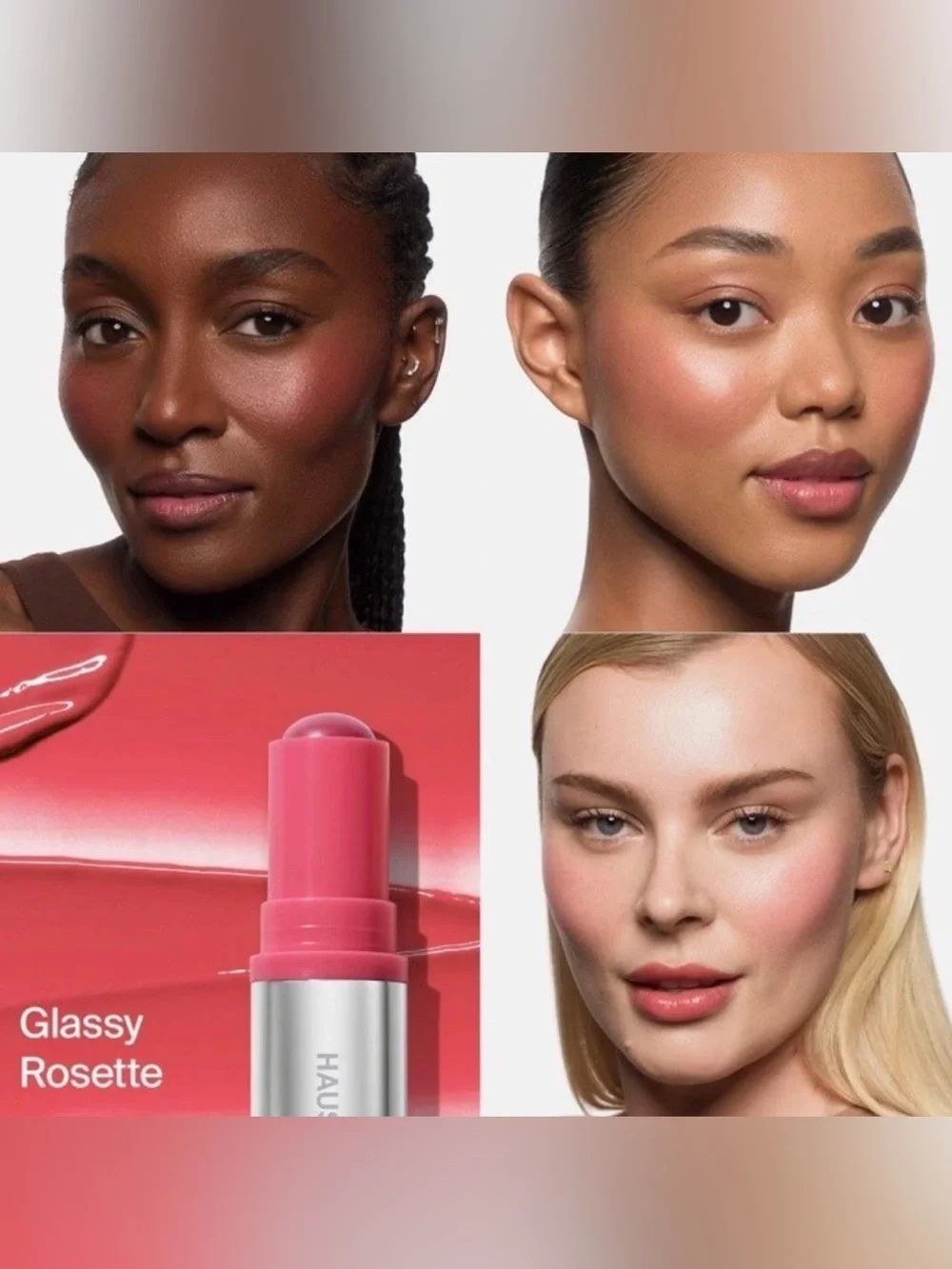 Haus Labs Glassy Blush Balm GLASSY ROSETTE Cream Blush Stick